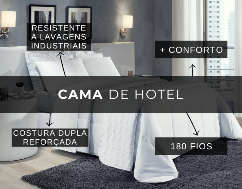 Lençol Hotel sem Elástico Branco 180 Fios - Casal - Image 3